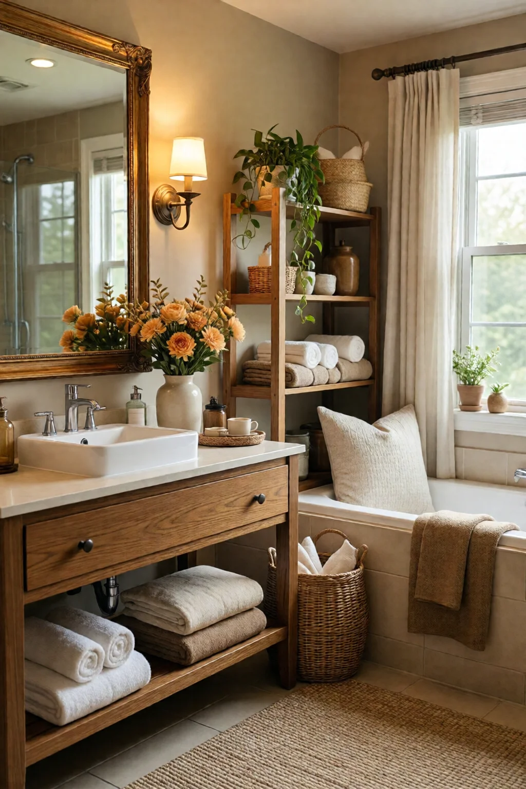 spa bathroom decor ideas relaxing