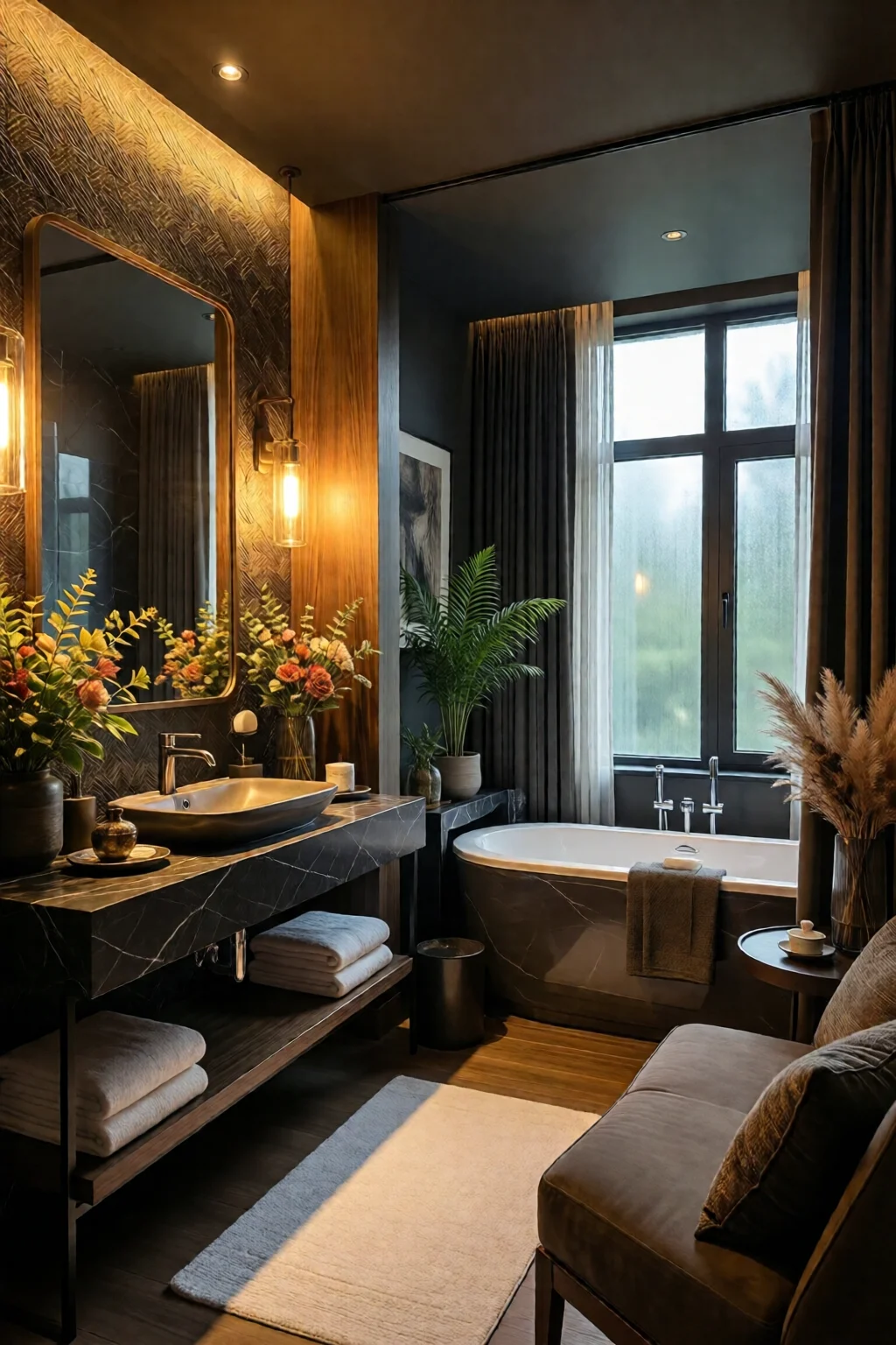 spa bathroom decor ideas relaxing